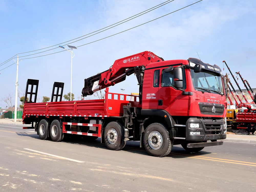 HOWO 8×4 25T Knuckle Boom Crane